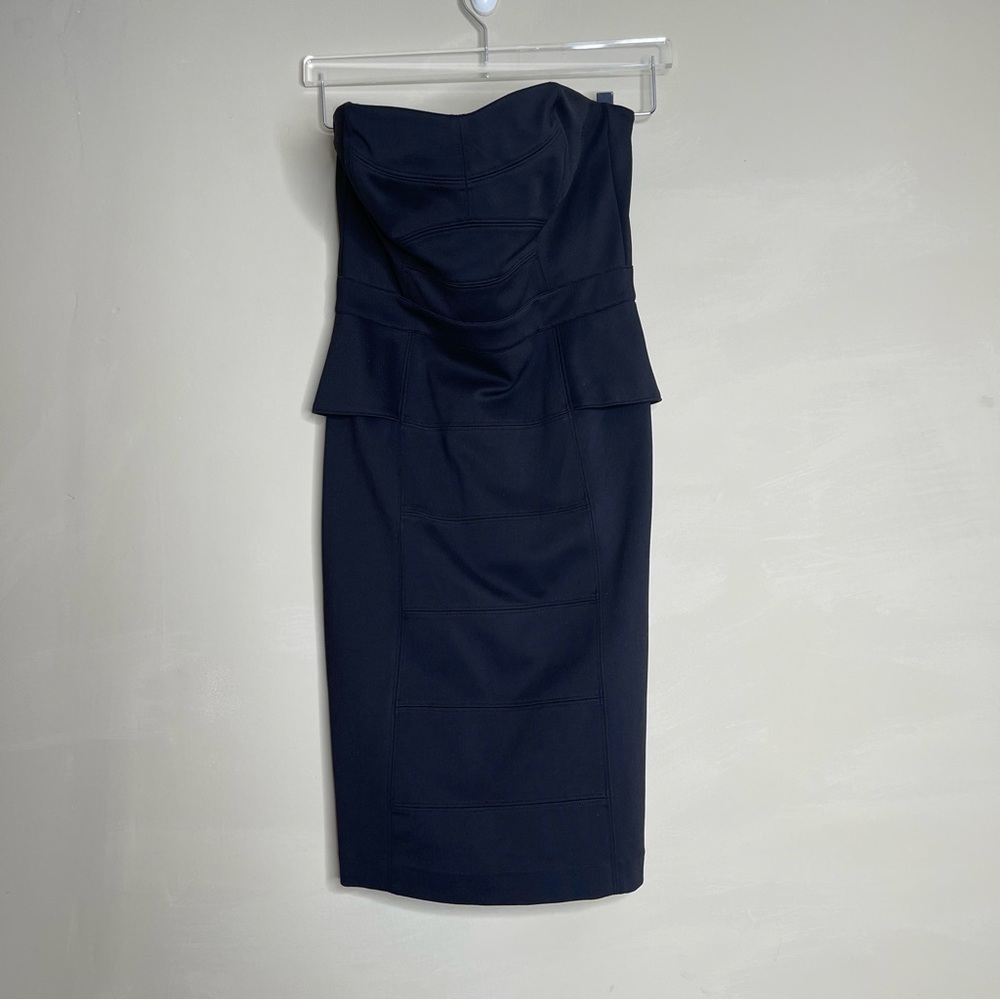 White House Black Market Dress Black Sweetheart Strapless Mini dress